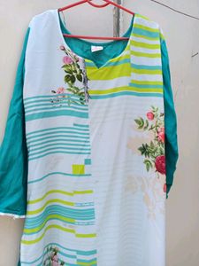 Digital Print Floral Kurta