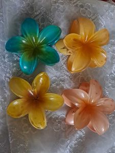 New Floral Flower Hair Clips