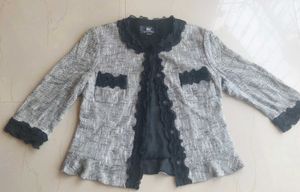 Black &amp; White Korean Style Jacket