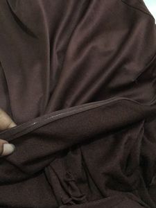 Brown Strapless Tie Dress