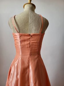 Beautiful Coral Layered Gown🌸🎀💝