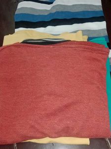 Combo of 4 Cotton Men's T-Shirt Bundle