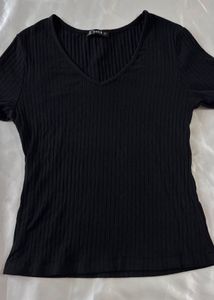 Shein Black T-shirt
