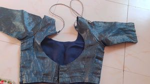 party wear saree with disgner blouse