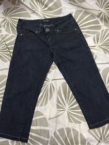 Dark Wash Capri Jeans SYDNEY Pinteresty
