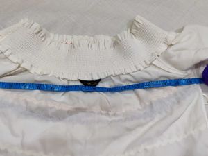 White Embroidered Top