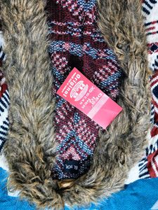 Boho Chic Faux Fur Cardigan