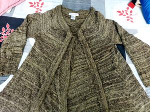 Long Woolen Shrug For Women