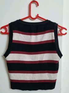 Striped Knit Tank Top