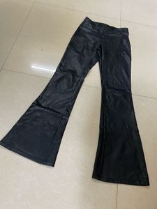 Zara Bootcut Leather Pants