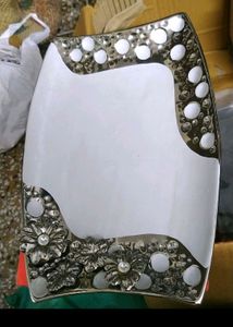 Stylish Thick Ceramic Serving Tray| New And Unused