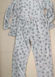 🩶Cozy Heart Print Pajama Set🩷