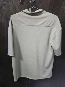 Unused: Casual Olive Green Shirt