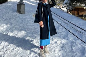 Black Stylish  Long Overcoat 🖤