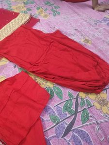 red ♥️ frock suit