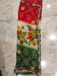 Printed Chiffon Saree
