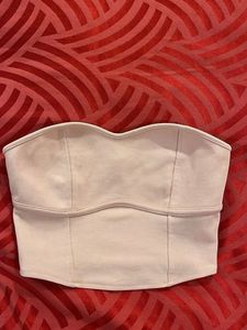 Blush Pink Bandeau Top
