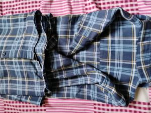 Jumble Blue Plaid Shirt