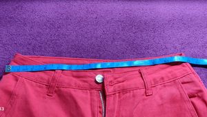 Red Wide Leg Trousers