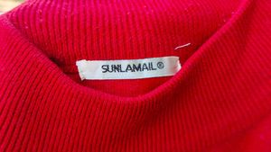 Red Knit Sweater top❣️