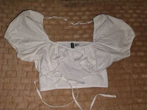 White H&M Crop Top