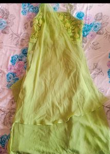 Green Girls&#39; Maxi Dress