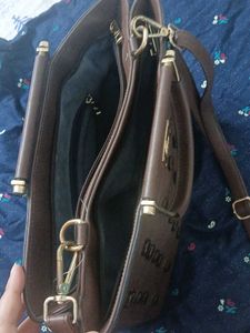 Stylish Brown Handbag- Brand  is Shree Leathers