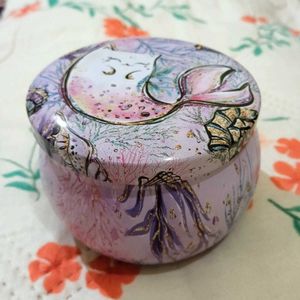 Cat Mermaid Candle Tin