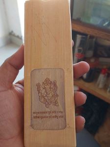 Engraved Ganesha Pen in Wooden Box