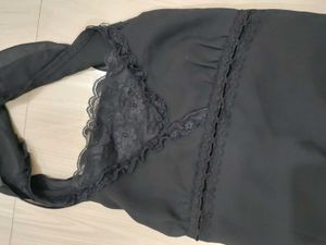 Black Ruffle Dress