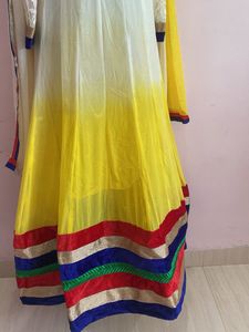 Elegant Ethnic Long flair Gown