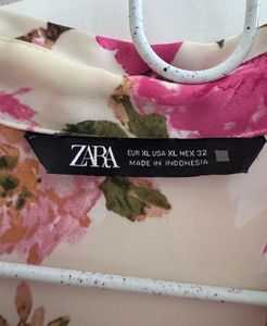 Zara Floral Print Blouse
