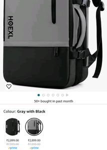 New HOEXL 42L Expandable Premium Laptop Backpack-
