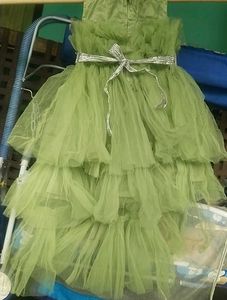Green Party Dress