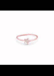 Giva 925 Real Silver Rose Gold Star Ring