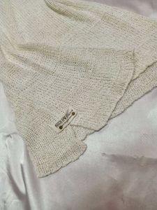 Crocheted Off-white Tops🤍