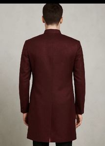 Men Marron Indo Western Sherwani Set