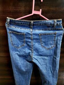 4 Button High Waist Jeans👖
