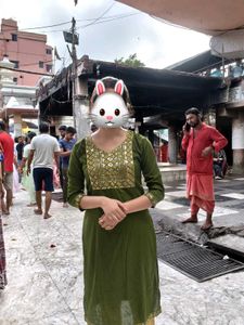 Elegant Olive Green Kurta