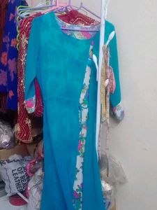 ALine Kurti With Shrug