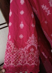 Pink Embroidered Kurta Set