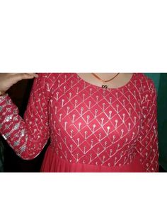 Deep Pink Anarkali For Women