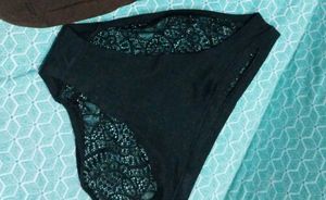 Black Lace Panties in size 12