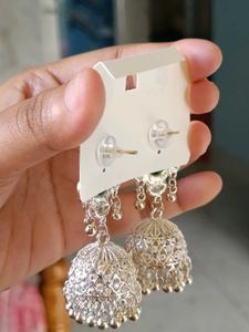 Beautiful colourful jhumka earings 4 pieces