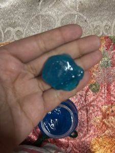 Blue colour slime