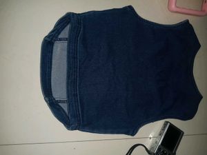Cute Denim Corset Top