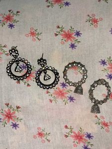 Earring Set - Jhumka & Hoop Style