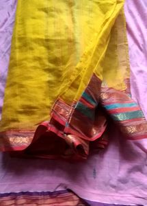Beautiful yellow Saree