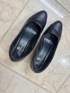 Black Block Heel Pumps