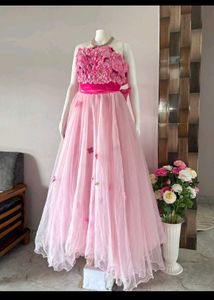 Pink Ethnic Gown
